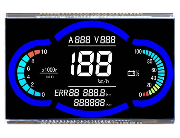 Custom VA Segment LCD display