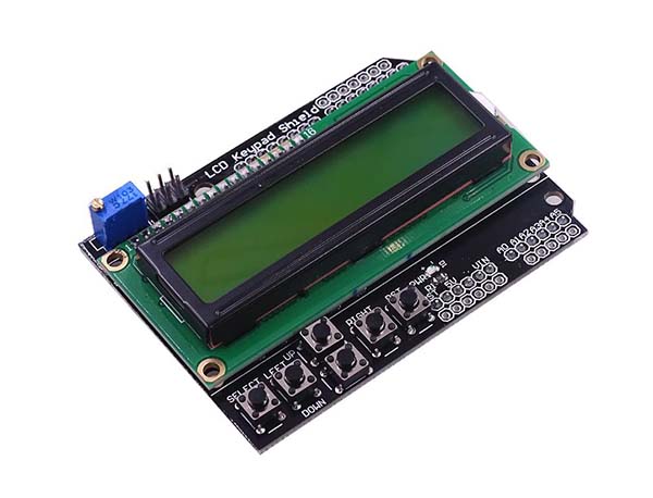 16x2 LCD display Keypad Board Shield